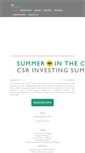 Mobile Screenshot of csrinvestingsummit.org